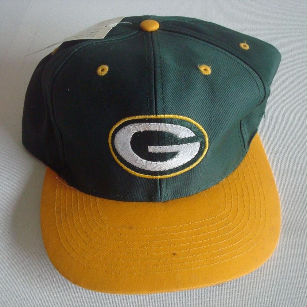 GREEN BAY PACKERS‎ LOGO 7 SNAPBACK 90S HAT CAP VINTAGE 00S Y2K M2